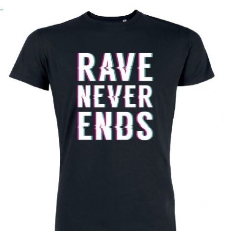 T-Shirt Street Parade "Rave Never Ends"